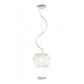 Round Grapes Glass White Pendant Light - Clowas